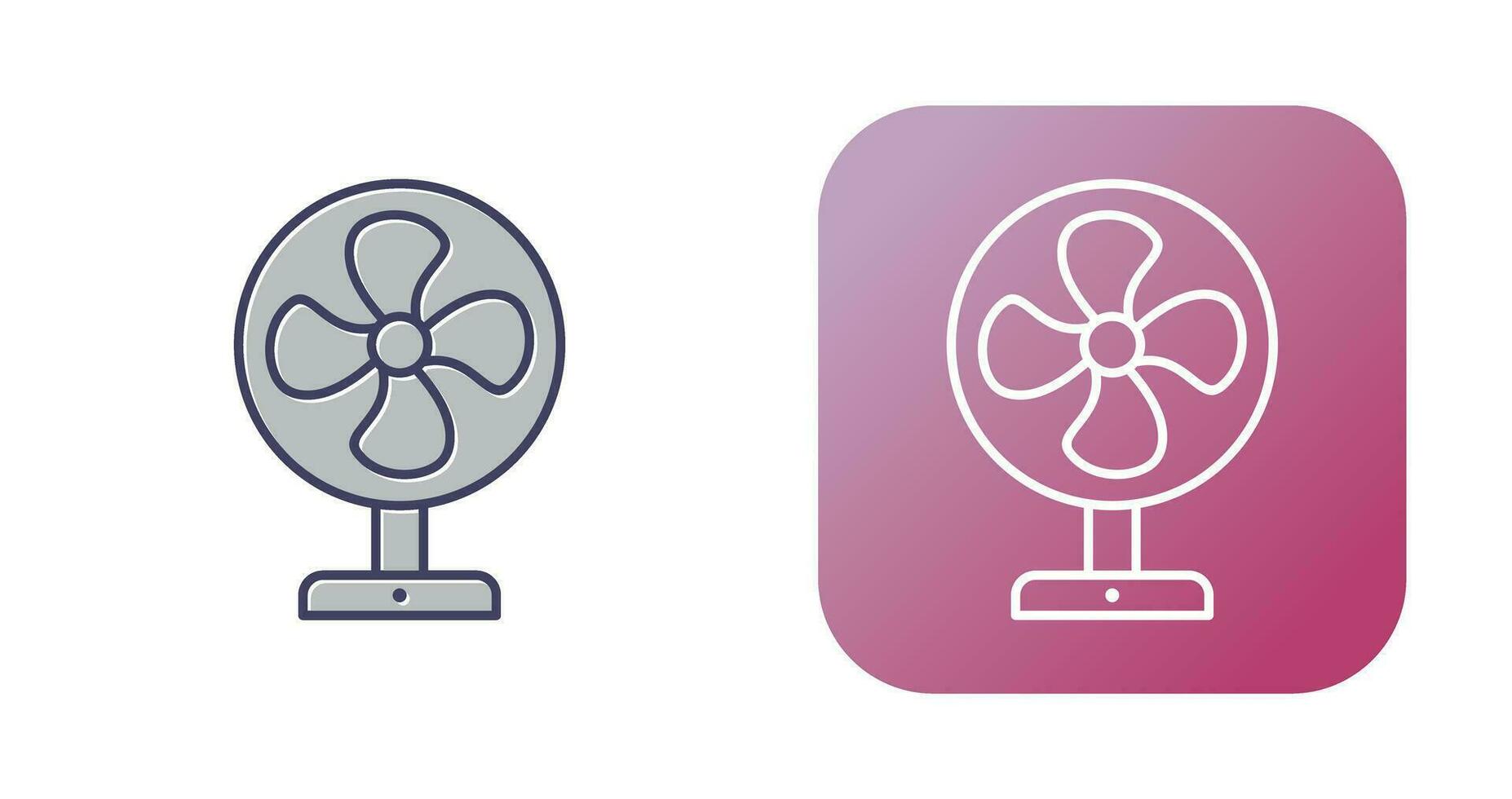 Electric Fan Vector Icon