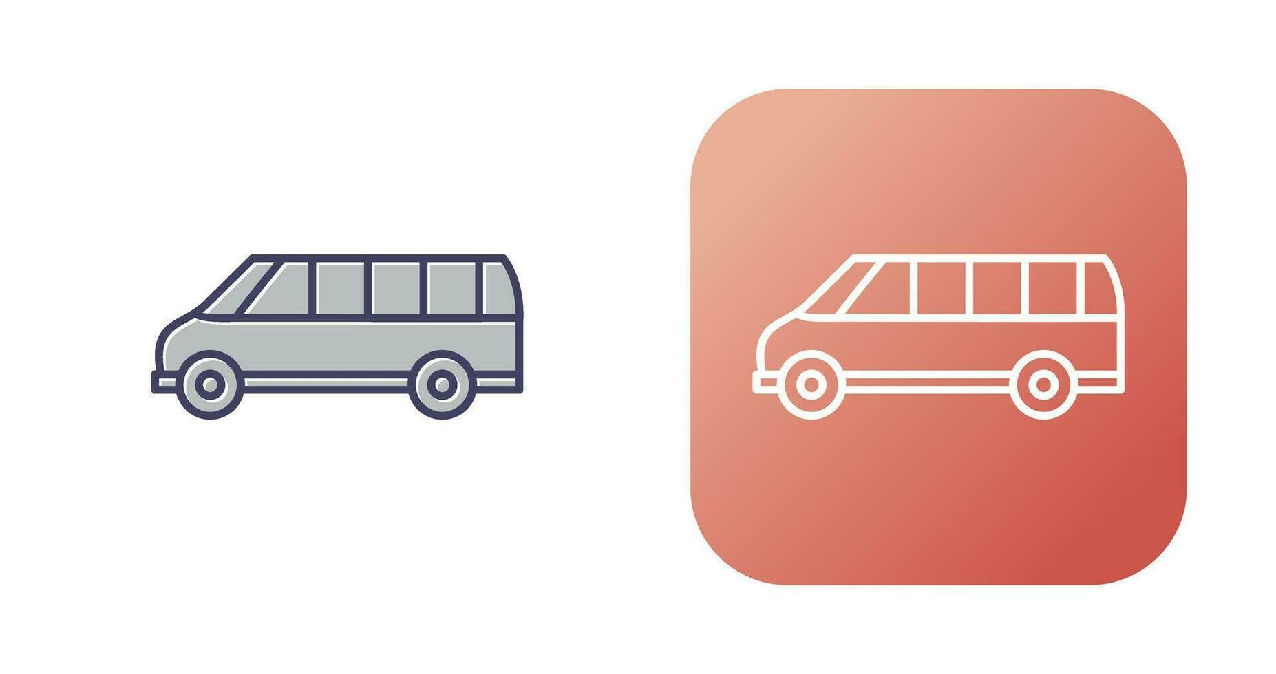 Delivery Bus Vector Icon