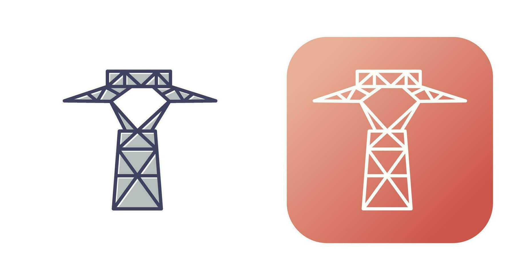 Power Line Vector Icon