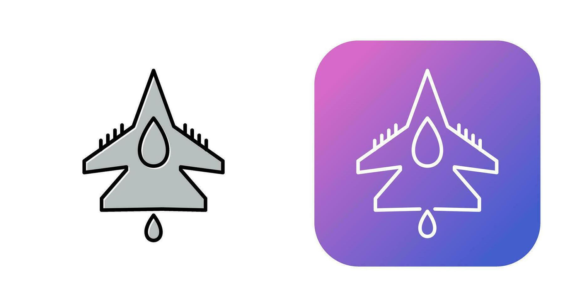 Fighter Jet Vector Icon