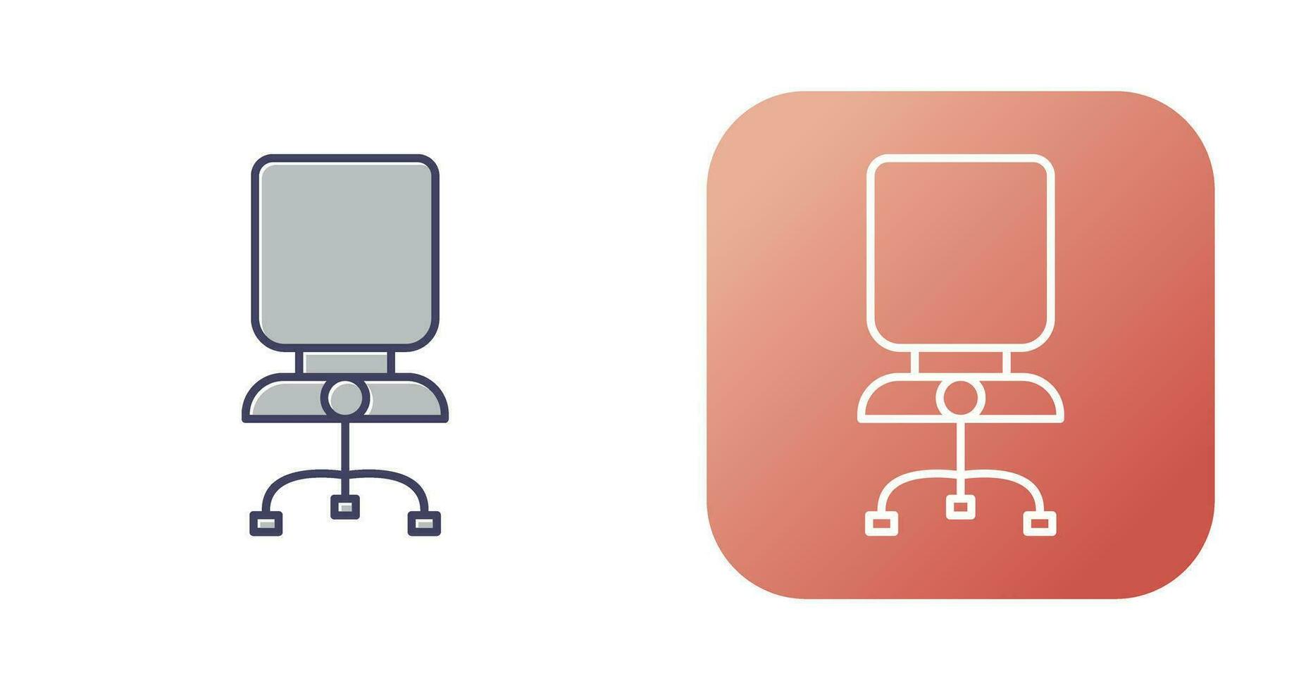 Office Chair Vector Icon