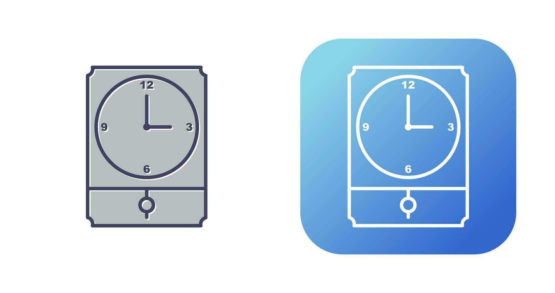 Large Clock Vector Icon