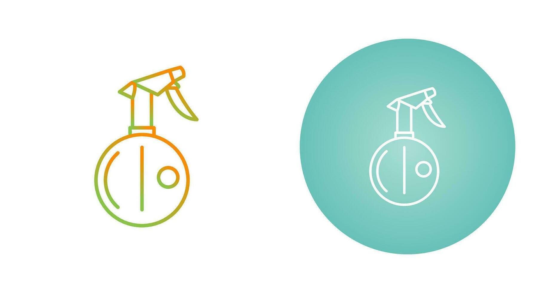 Water Spray bottle Vector Icon