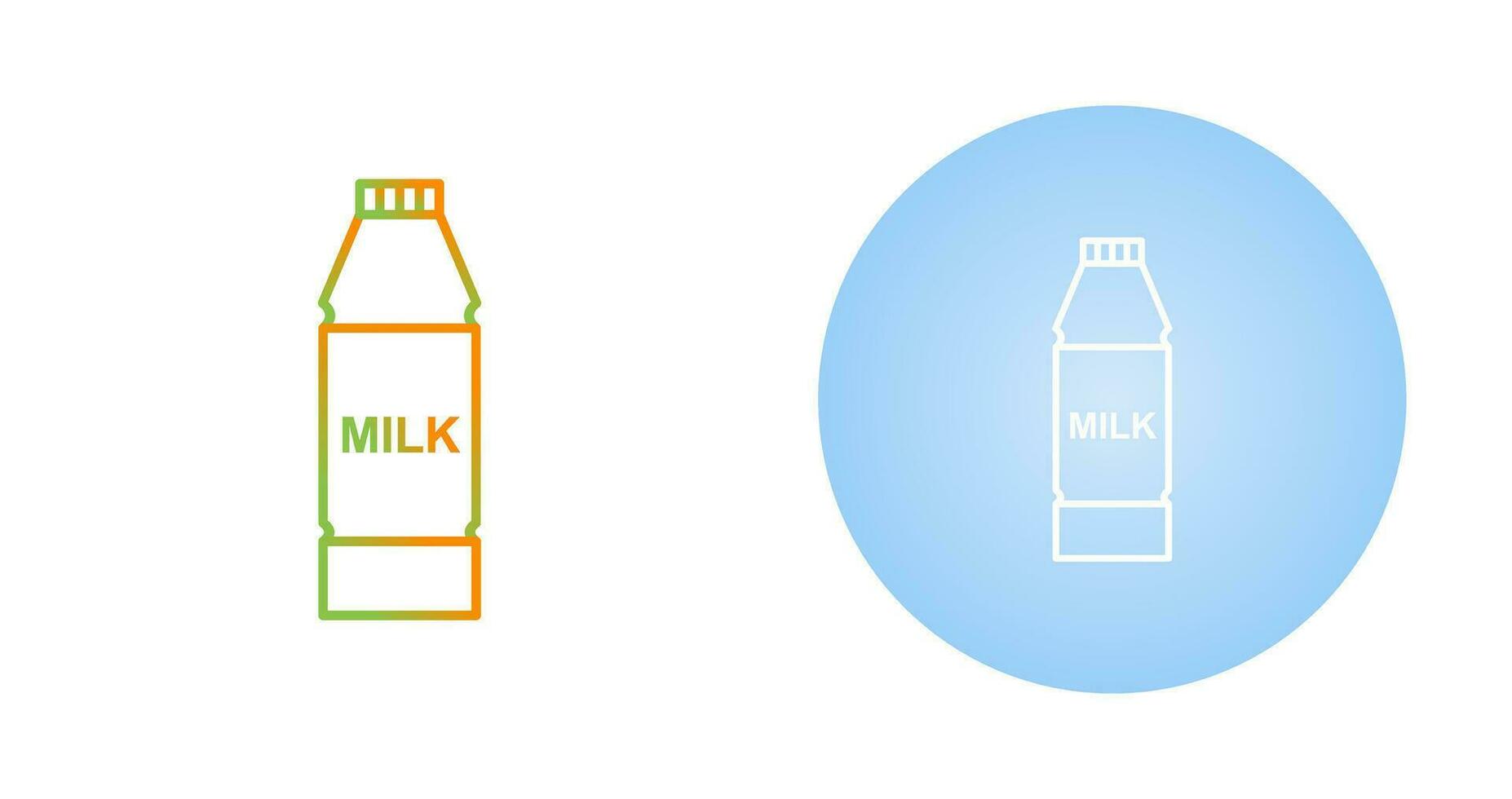 Milk Bottle Vector Icon