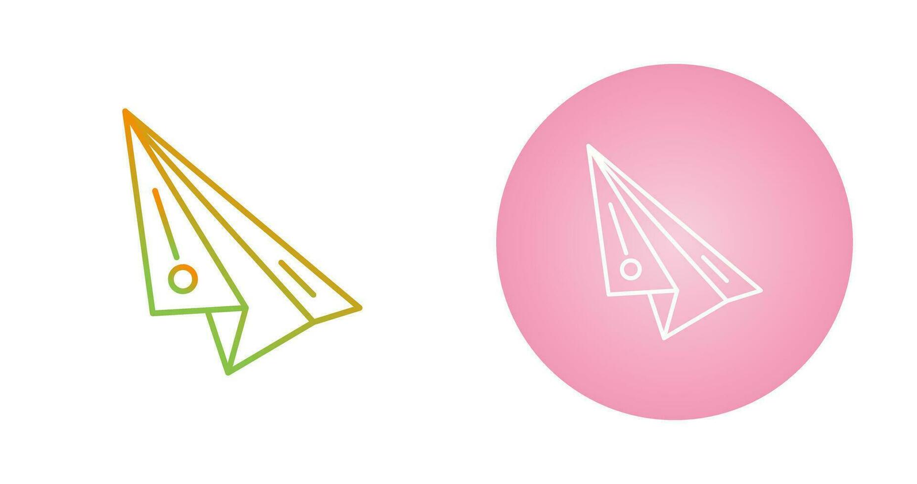 Paper Plane Vector Icon