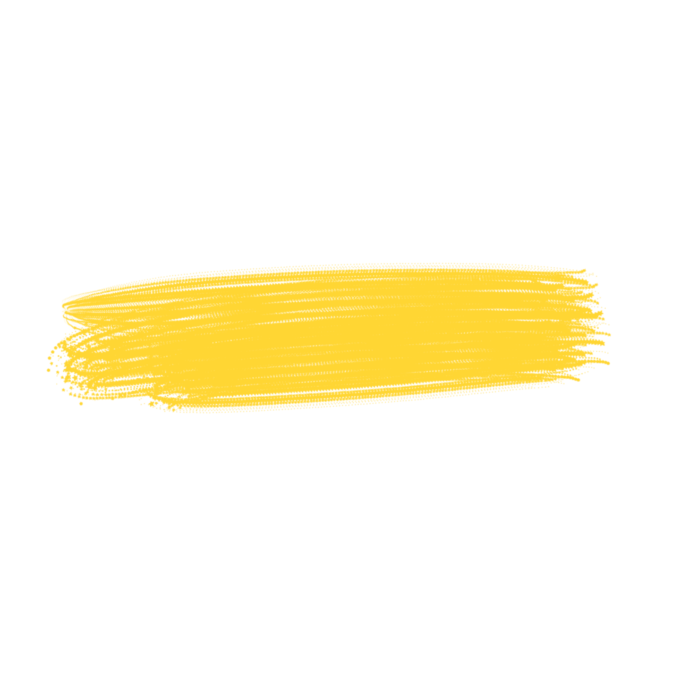 Yellow brush stroke png