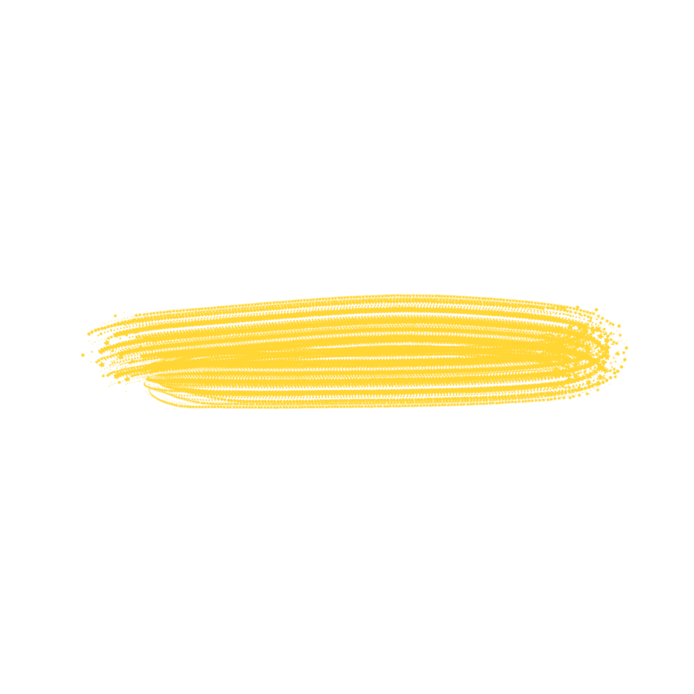 Yellow brush stroke png