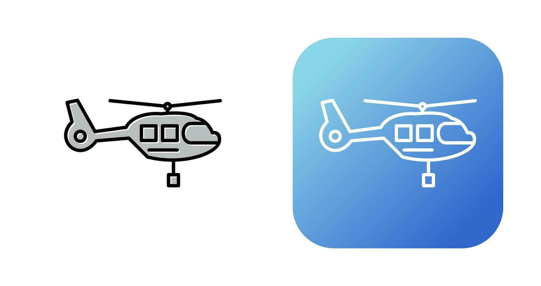 Helicopter Vector Icon