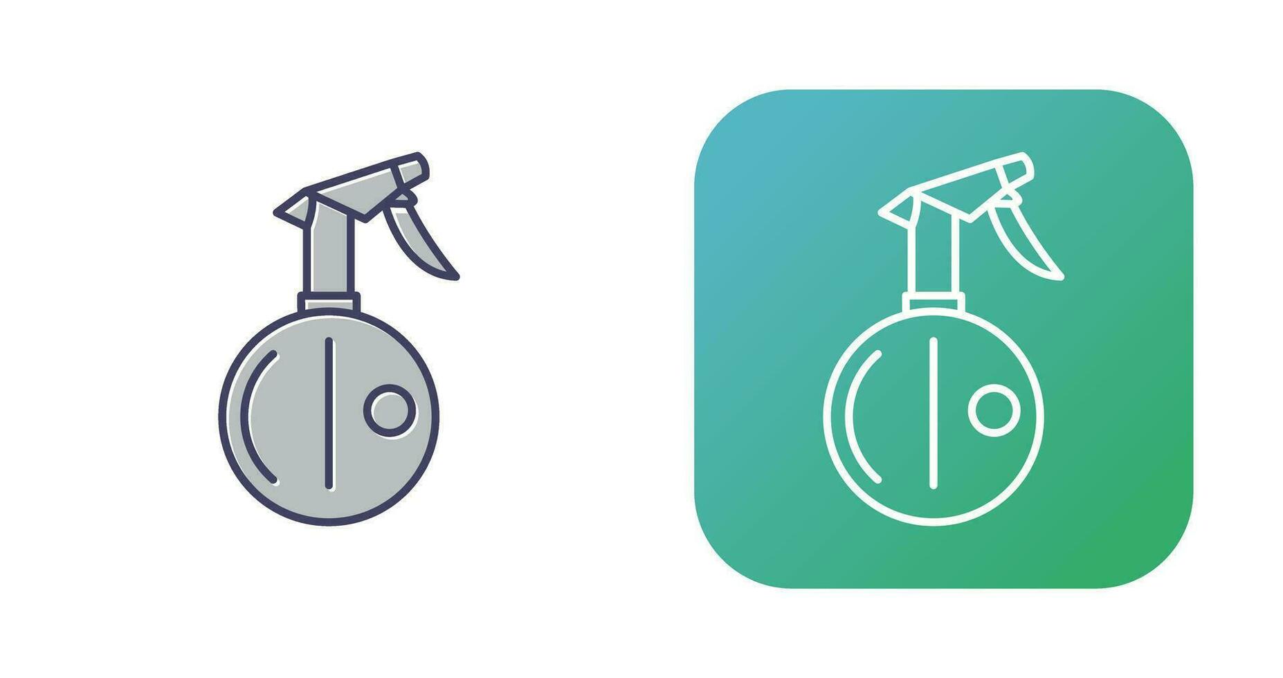 Water Spray bottle Vector Icon