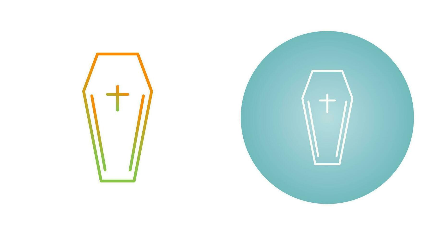 Coffin Vector Icon