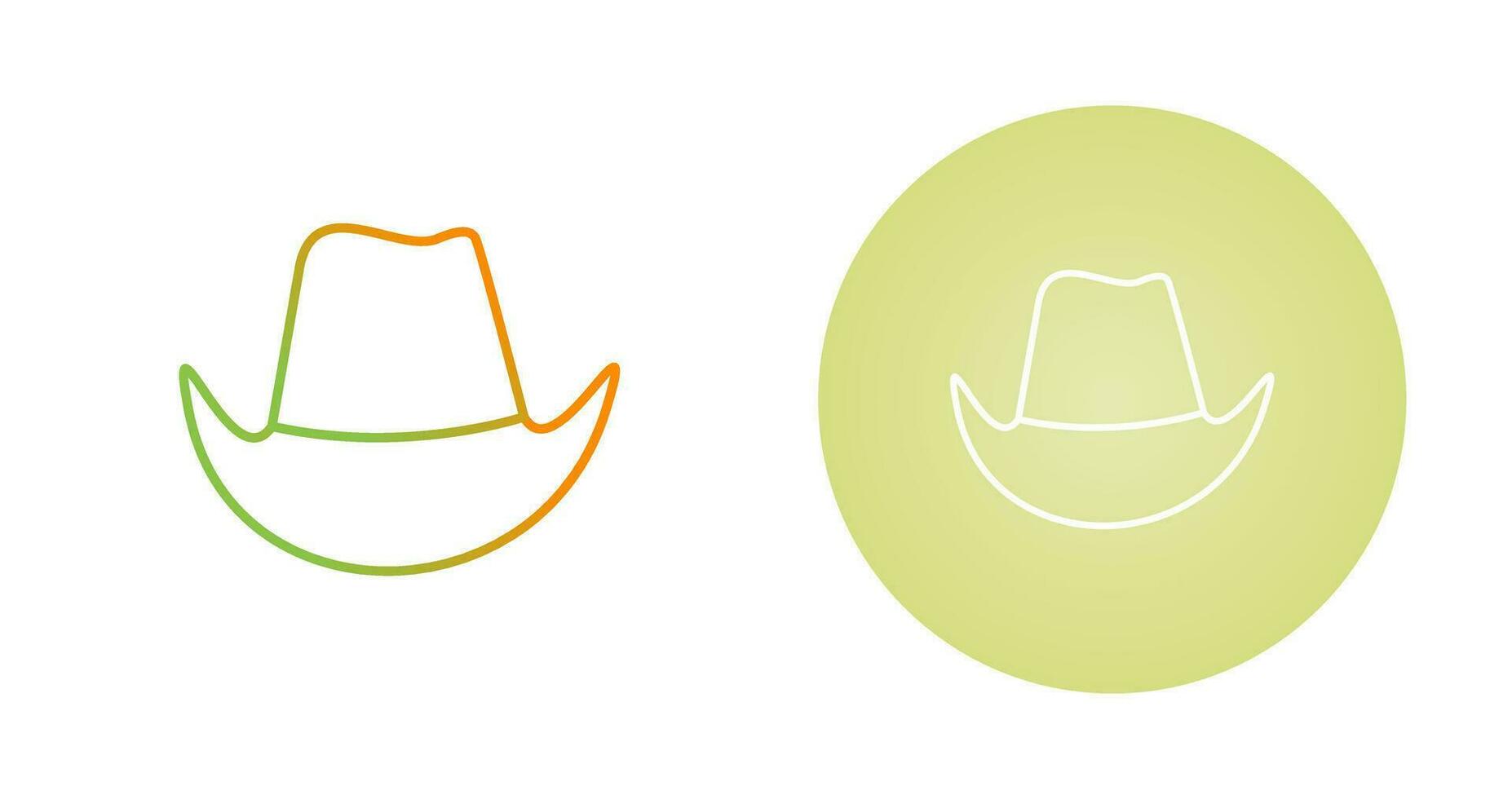 icono de vector de sombrero de vaquero