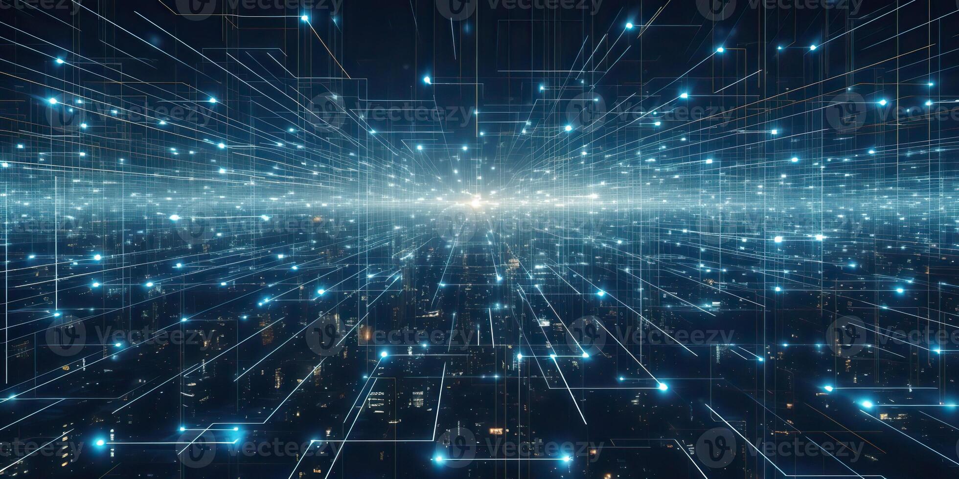 . . Digital data abstract connection wire technology visialisation. Future innovation ai network. Graphic Art photo