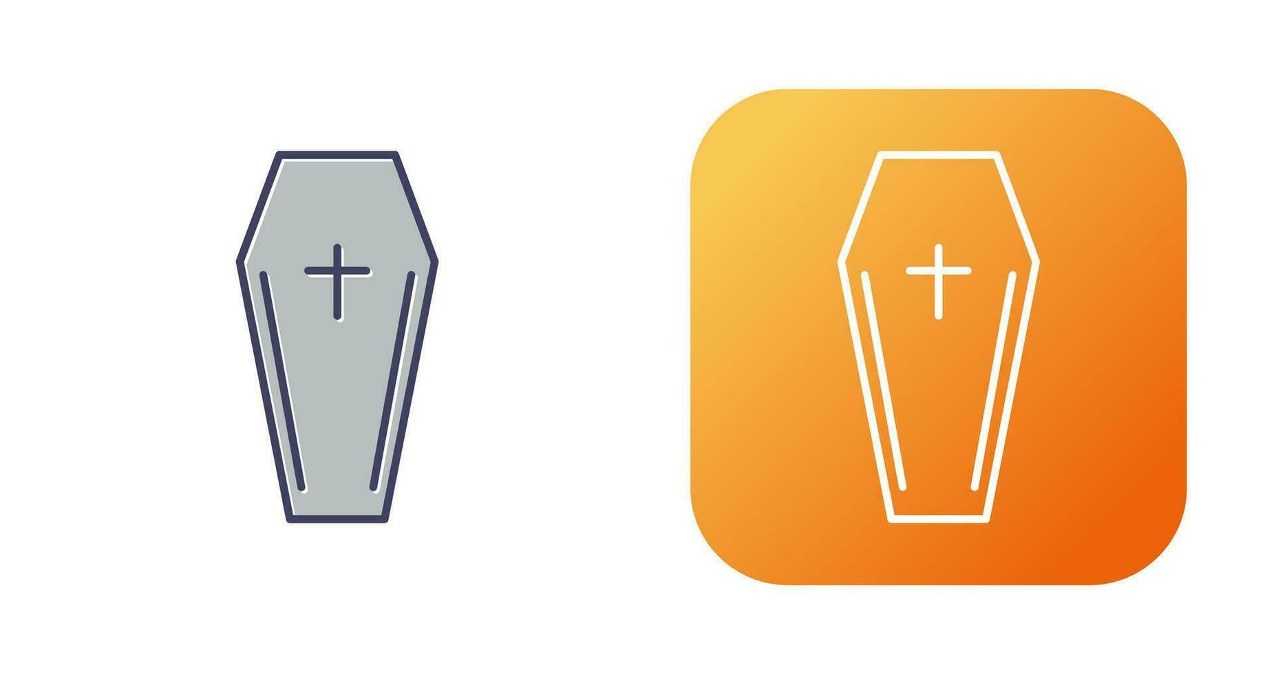 Coffin Vector Icon
