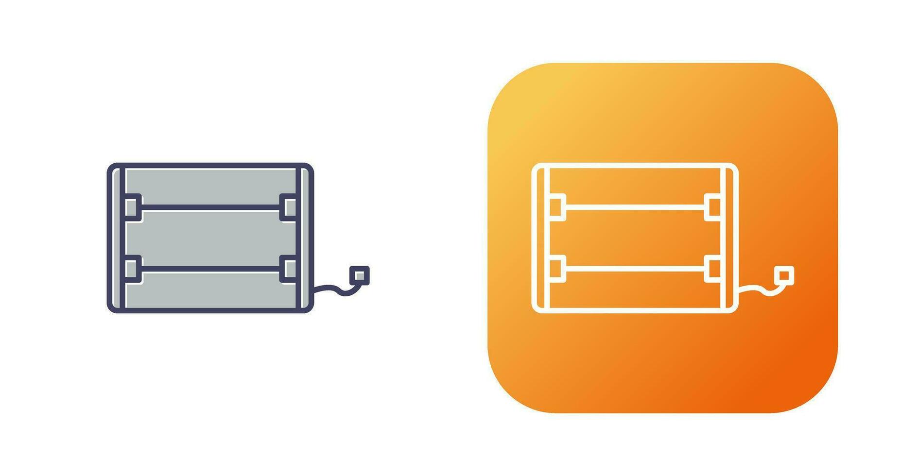 Electric Heater Vector Icon