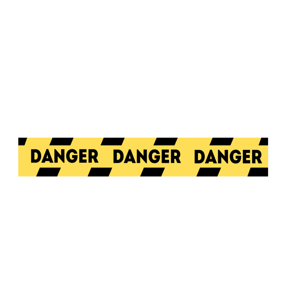 Yellow warning tape 26676228 PNG