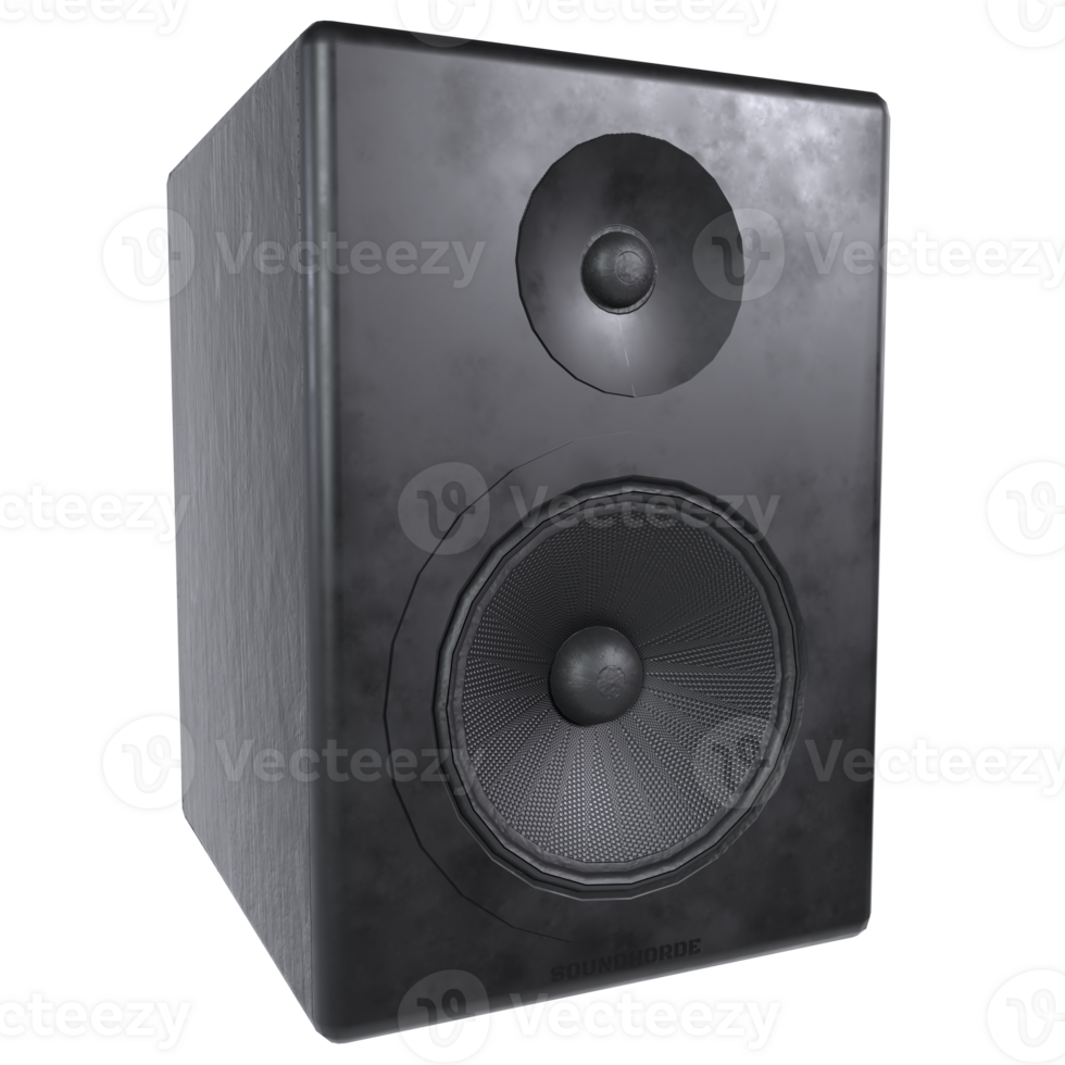 3d Rendering Of Speaker Music png