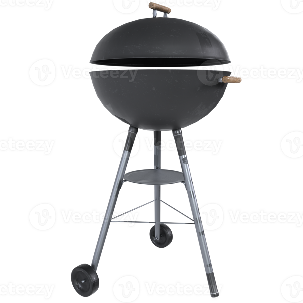 3d Rendering Of Charcoal Grill png