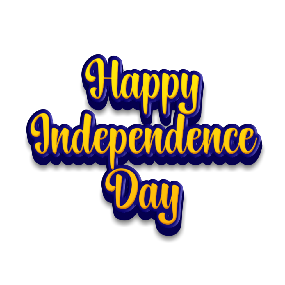 felice giorno dell'indipendenza png