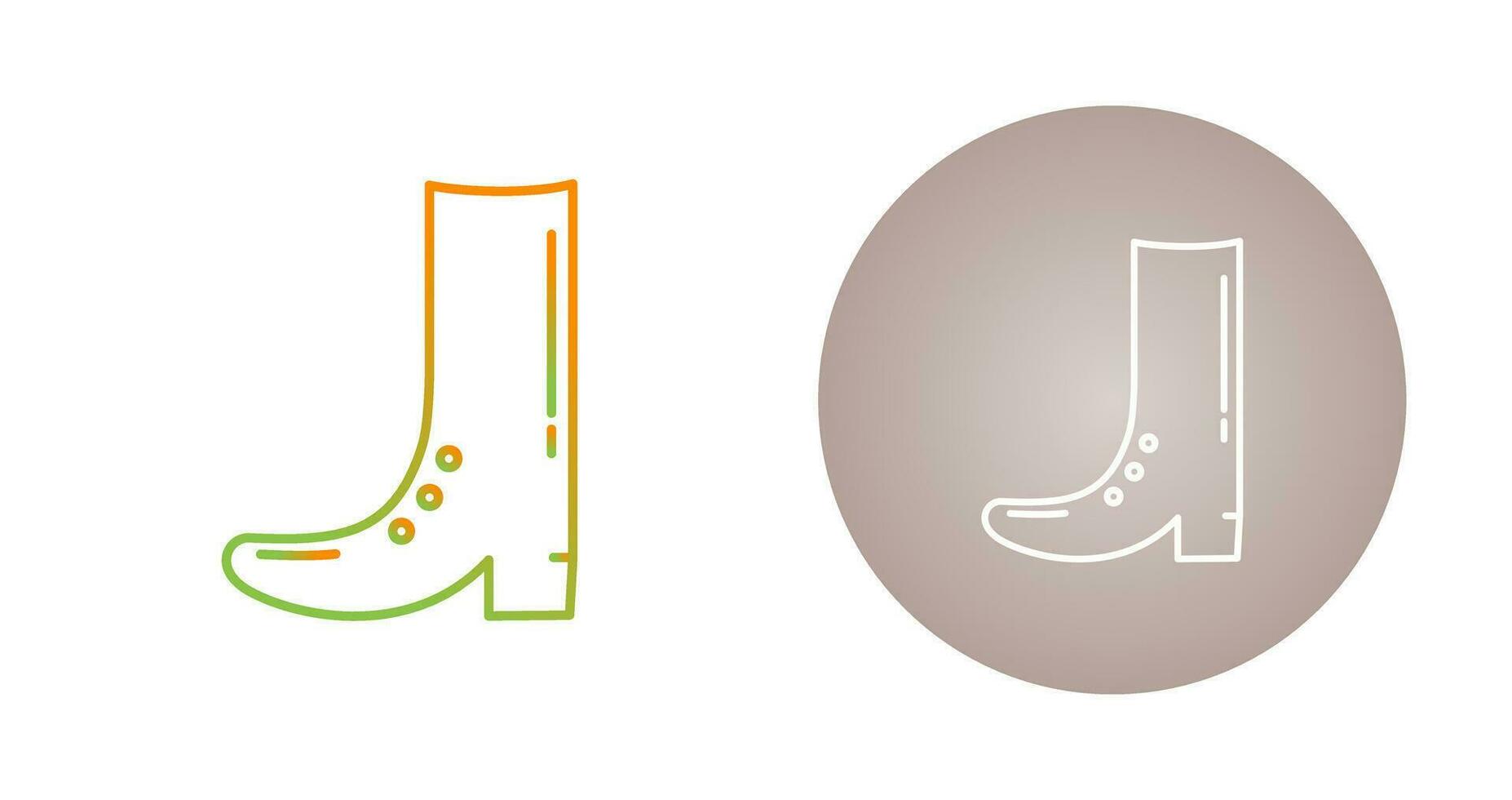 Cowboy Boot Vector Icon