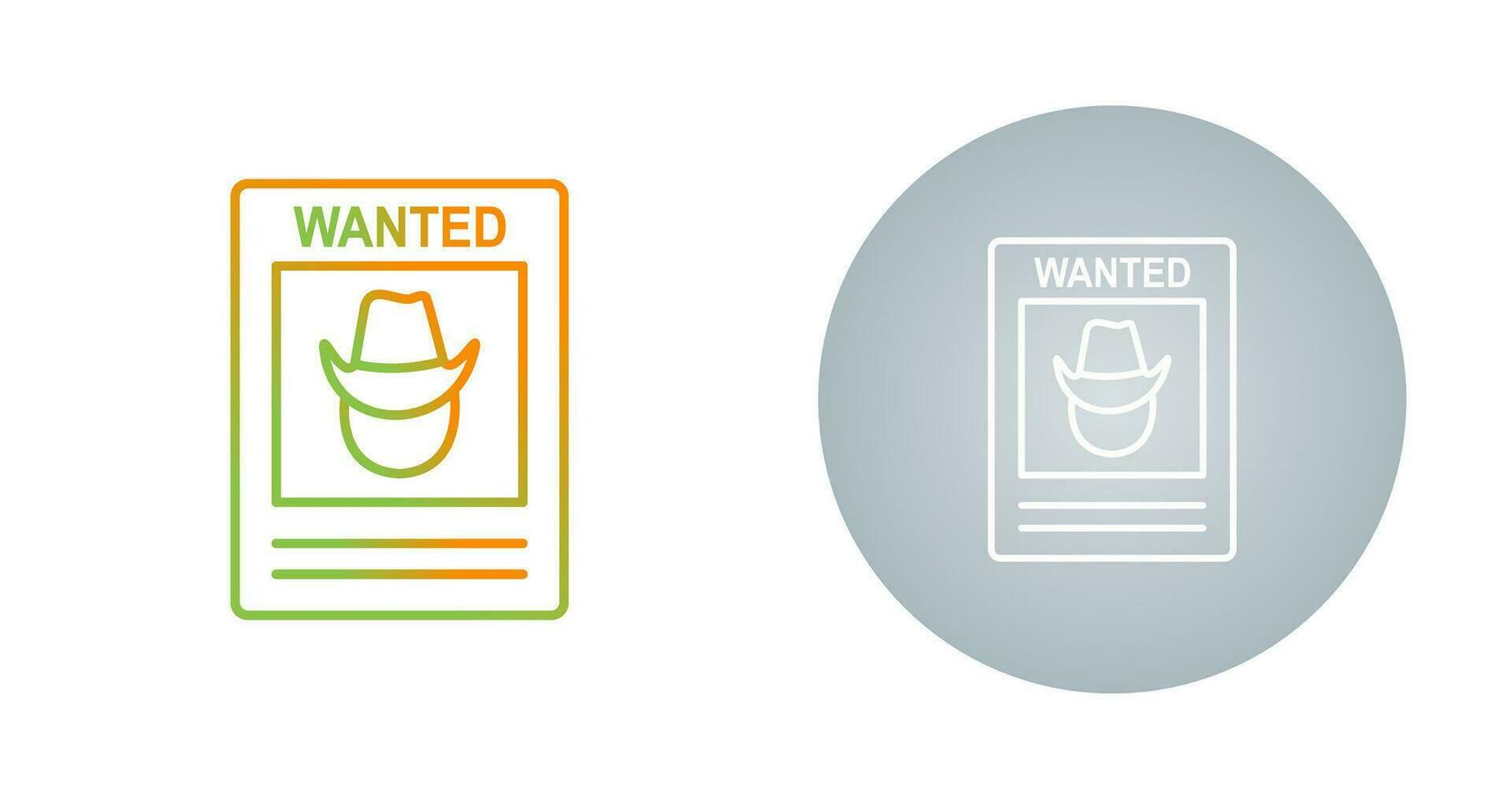 Wanted Poster Vector Icon