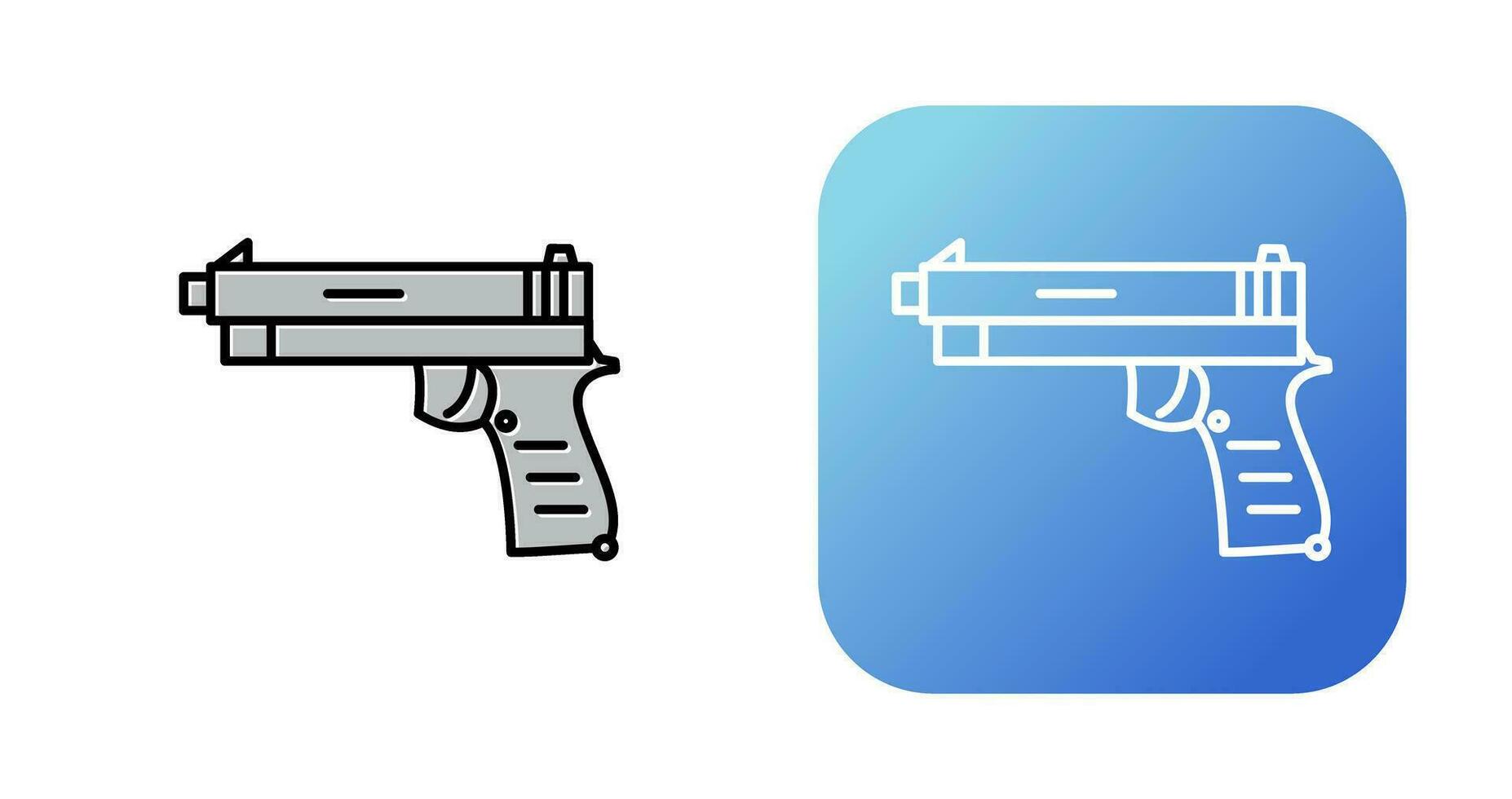 Pistol Vector Icon