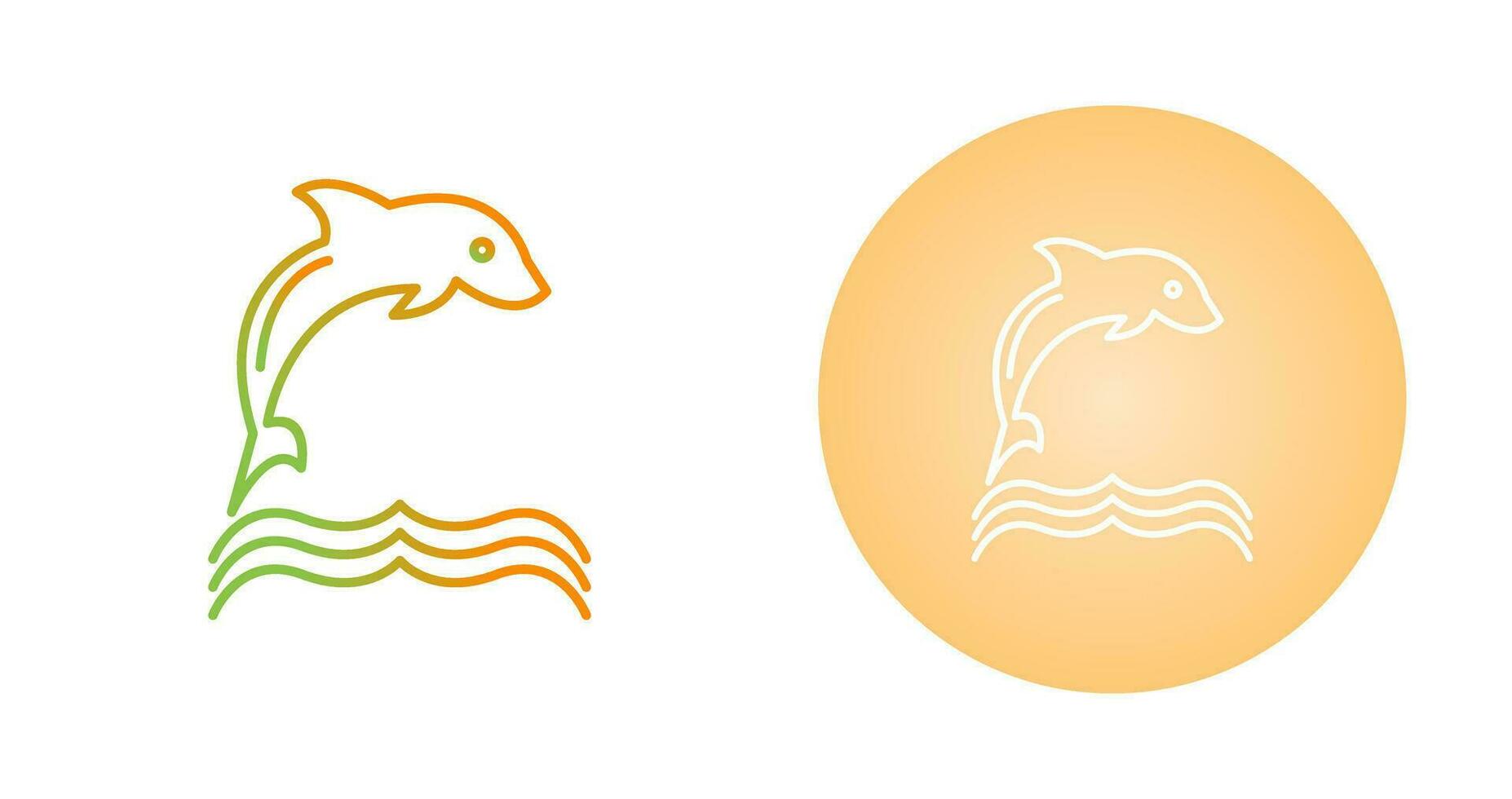 Dolphin Vector Icon