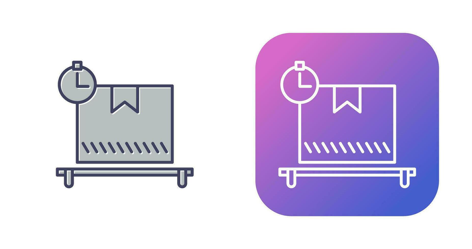 Package Pending Vector Icon