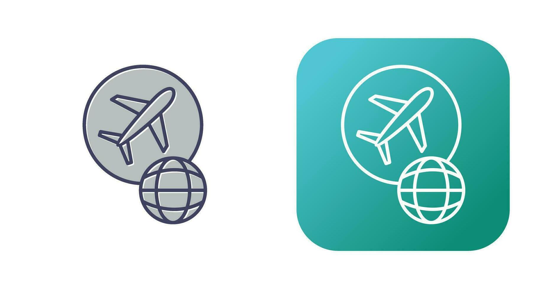 Global Flights Vector Icon