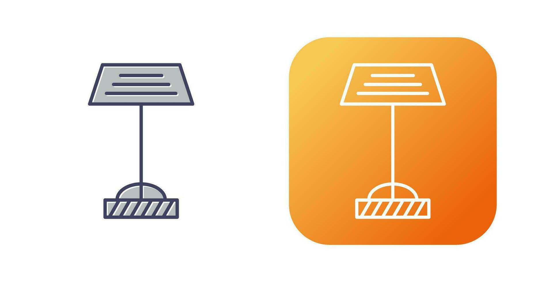 Stand Vector Icon