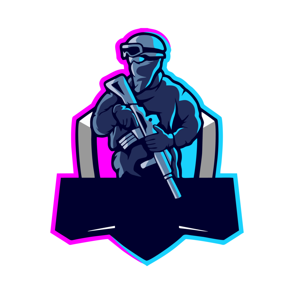 gamer mascot logo png