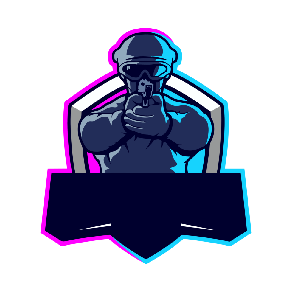 gamer mascot logo png