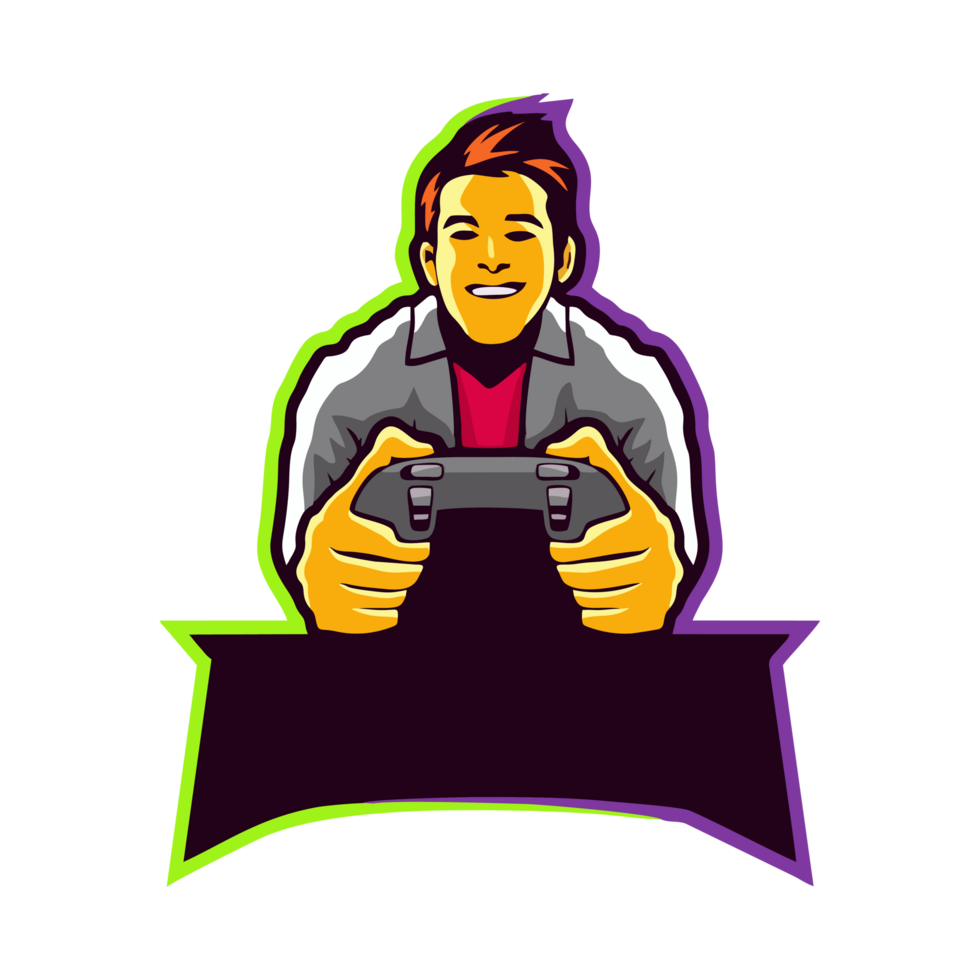 gamer mascot logo png