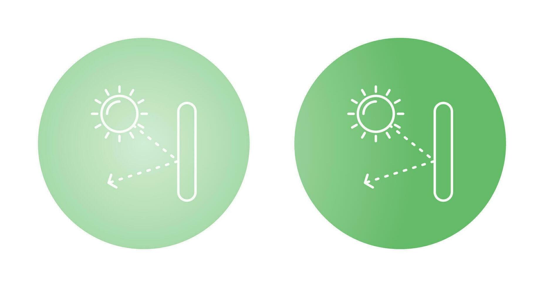 Specular Reflection Vector Icon