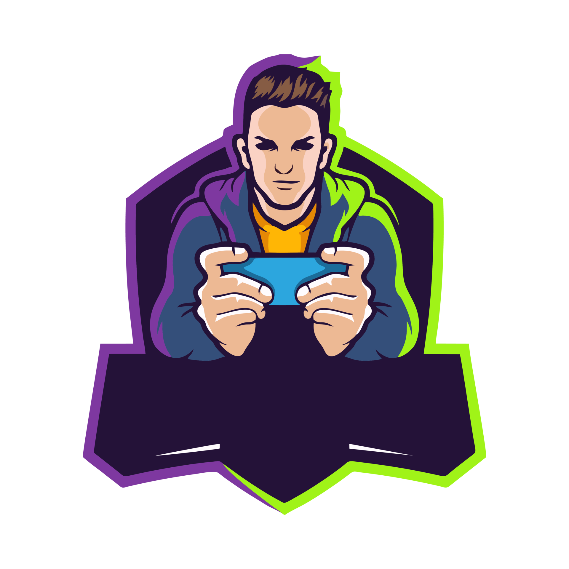 gamer mascot logo 26677196 PNG