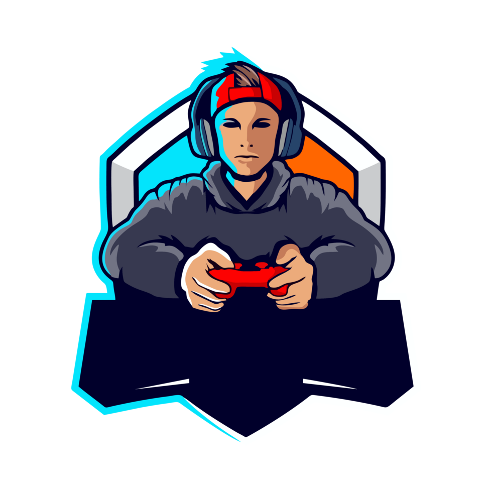 gamer mascot logo png