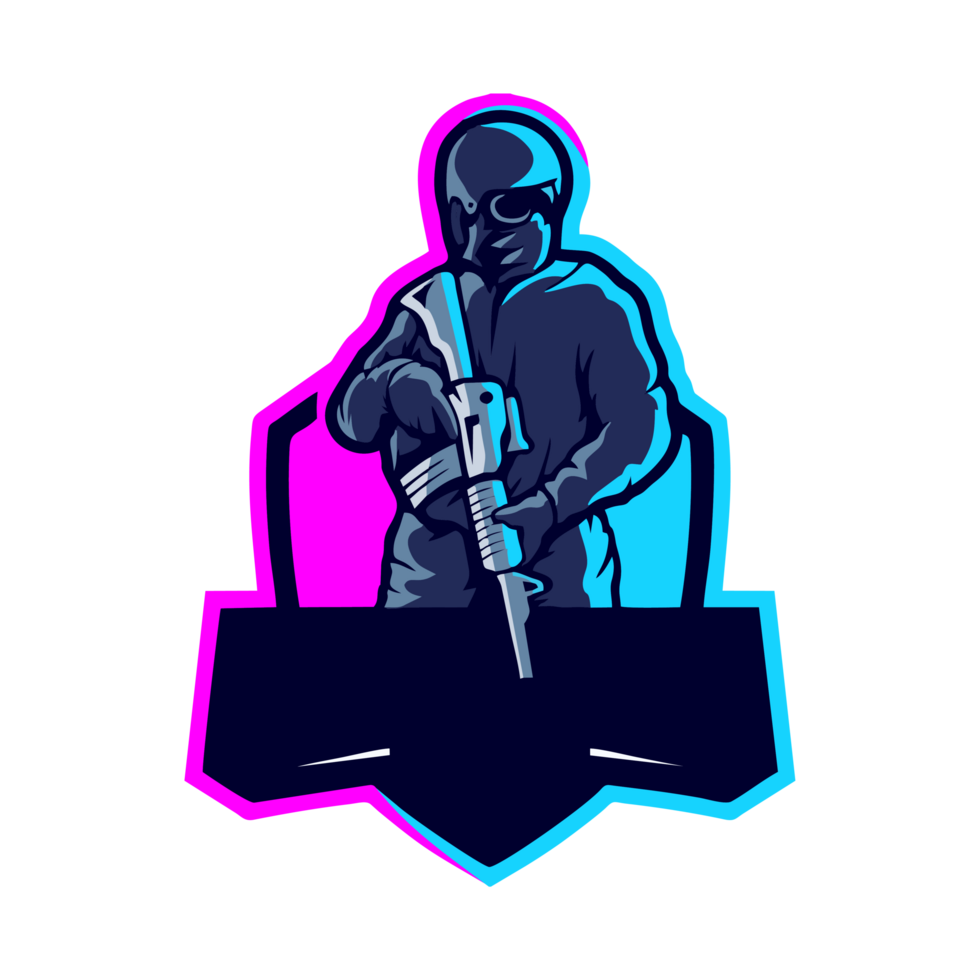 gamer mascot logo png