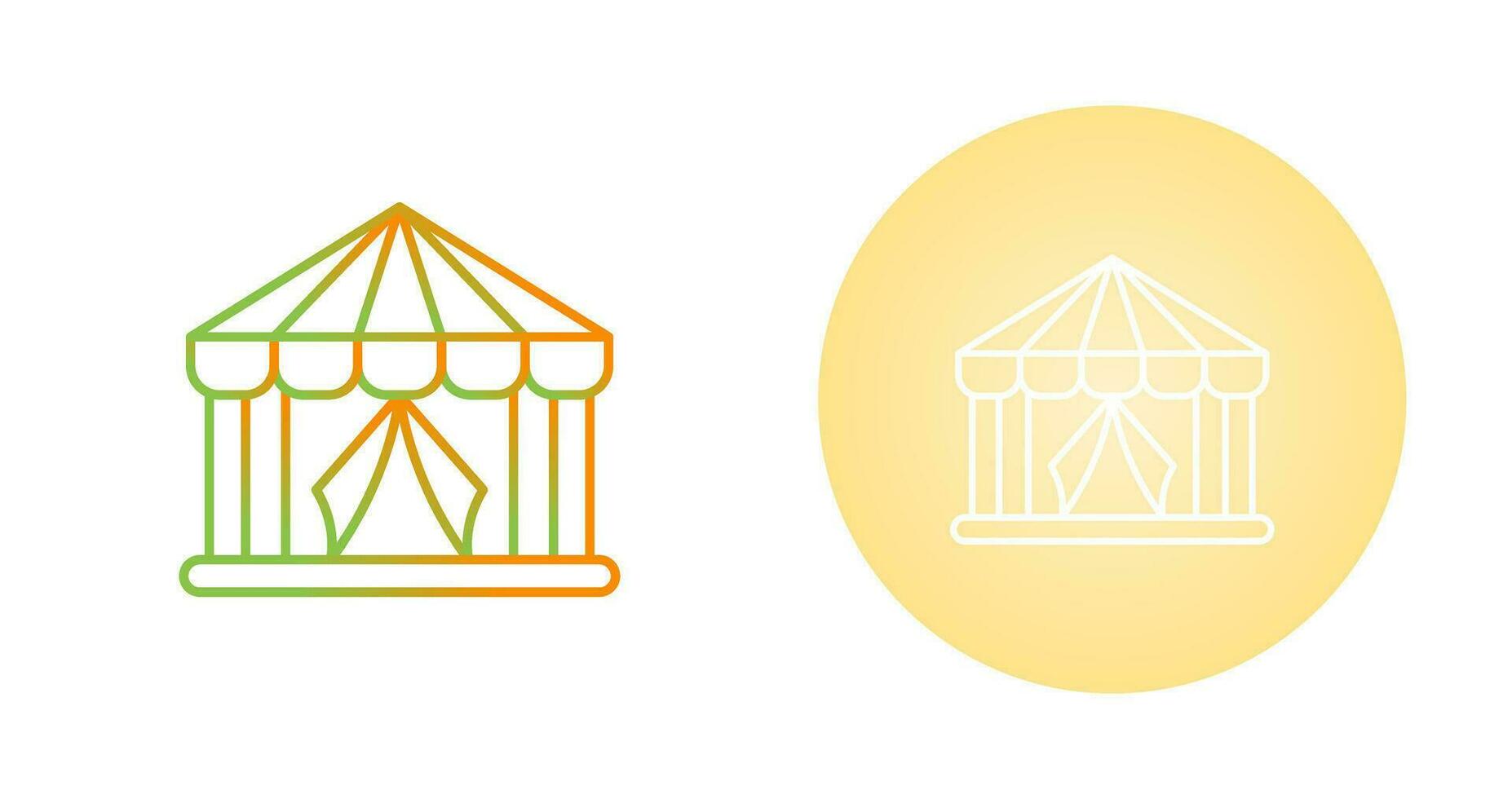 Circus Tent Vector Icon