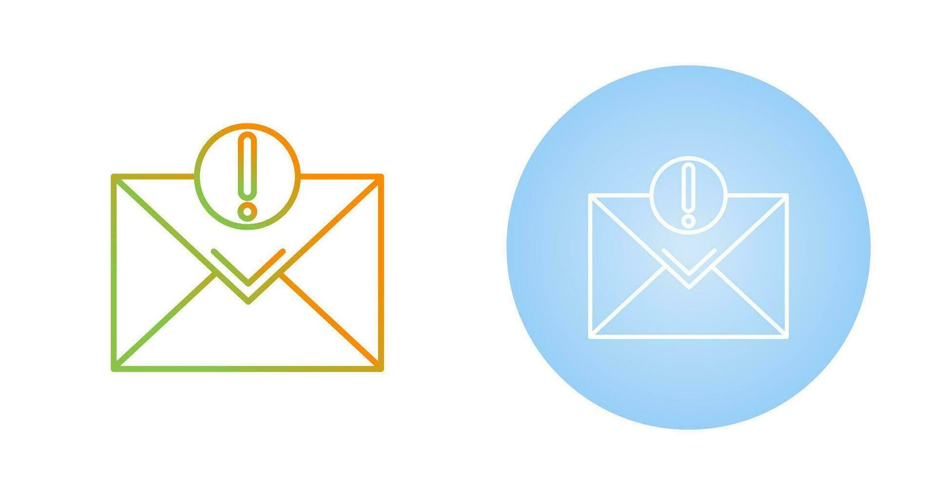 Urgent Mail Vector Icon