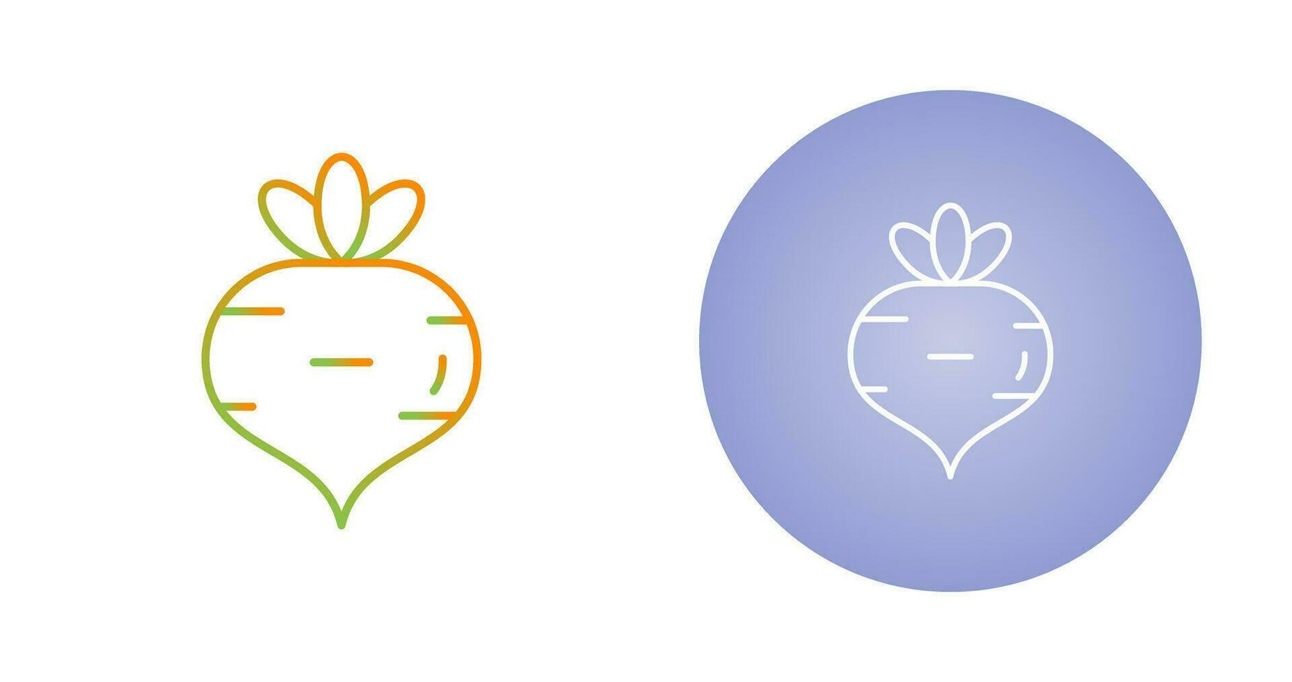 Turnip Vector Icon
