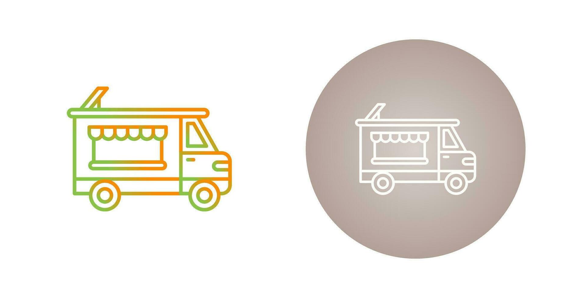 Bakery Truck Vector Icon