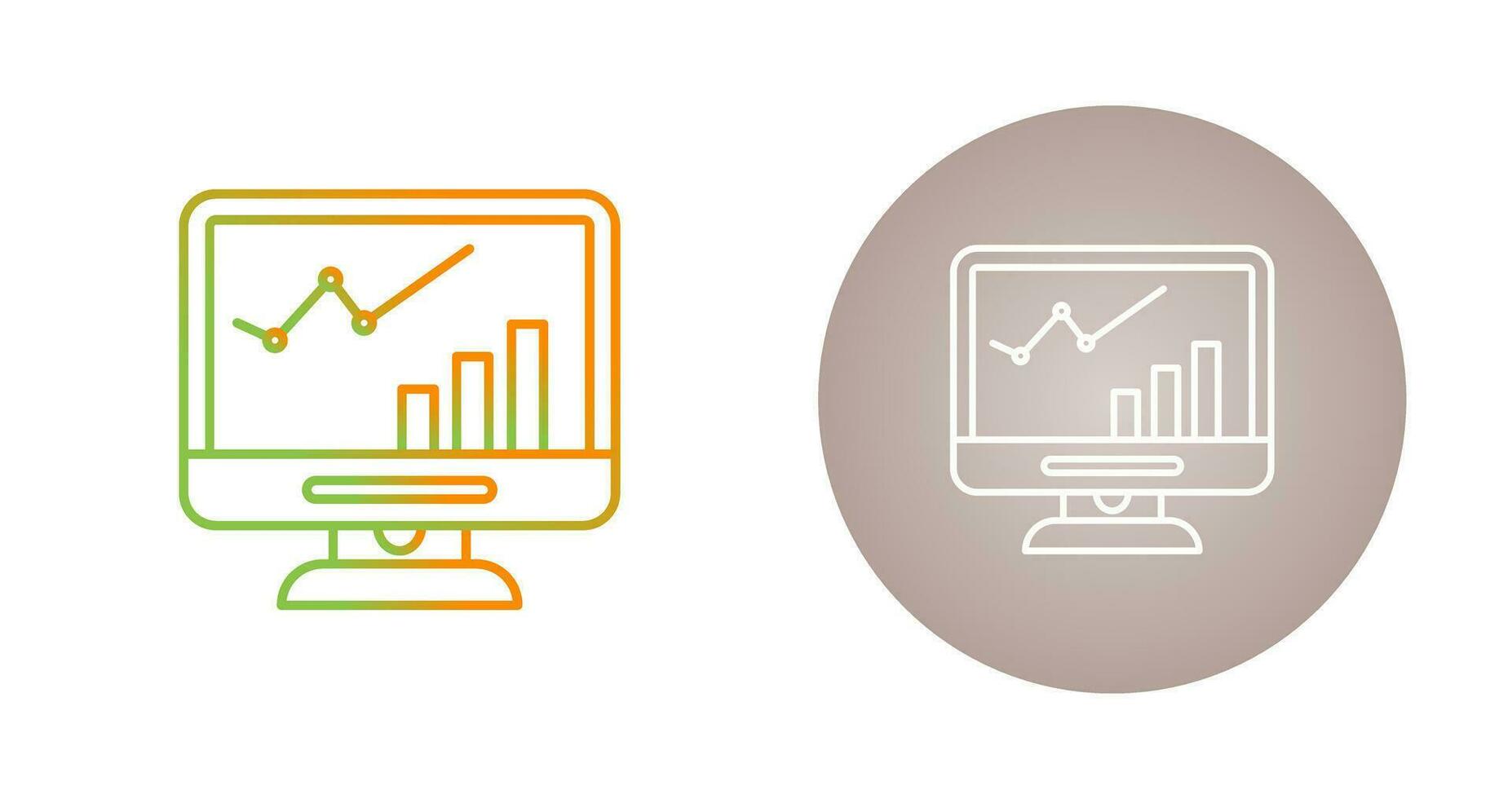 Lcd Growth Vector Icon