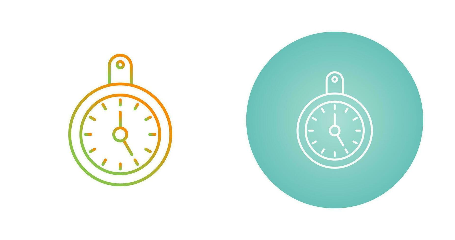 Wall Clock Vector Icon