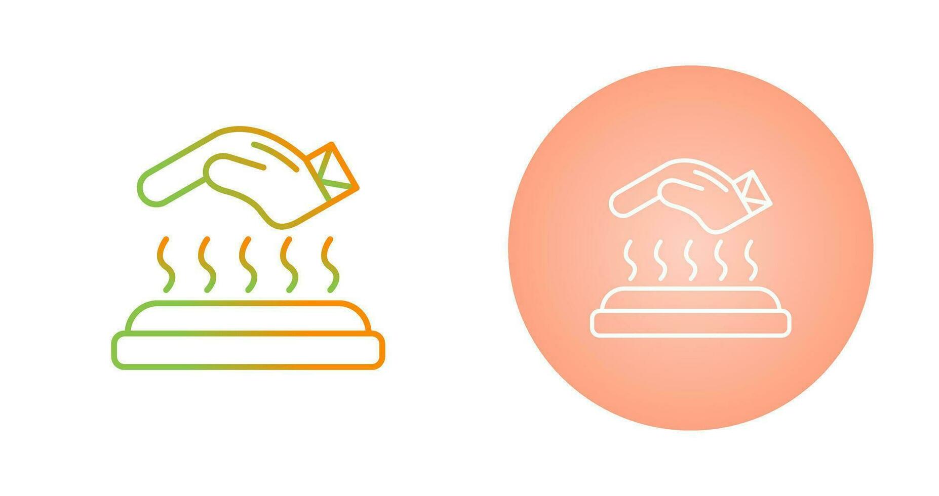 Hot Surface Vector Icon