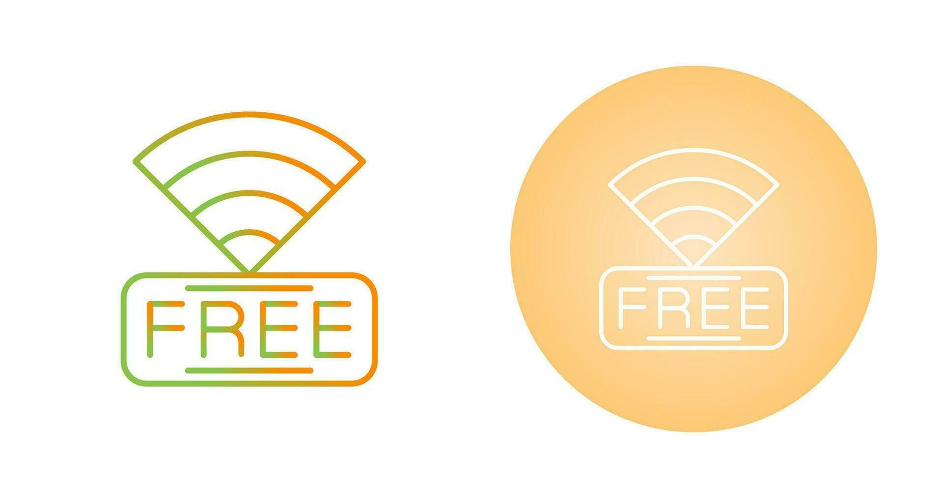 icono de vector wifi gratis