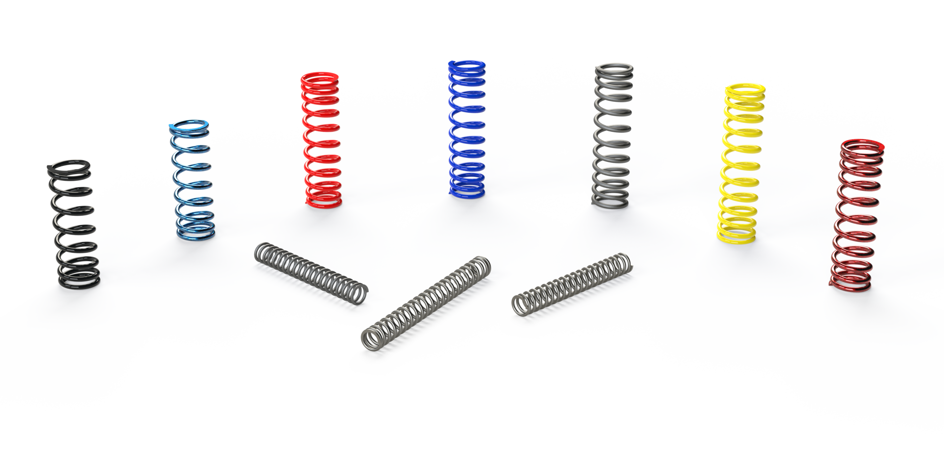 3D RENDERING, compression springs illurtration 26678542 PNG