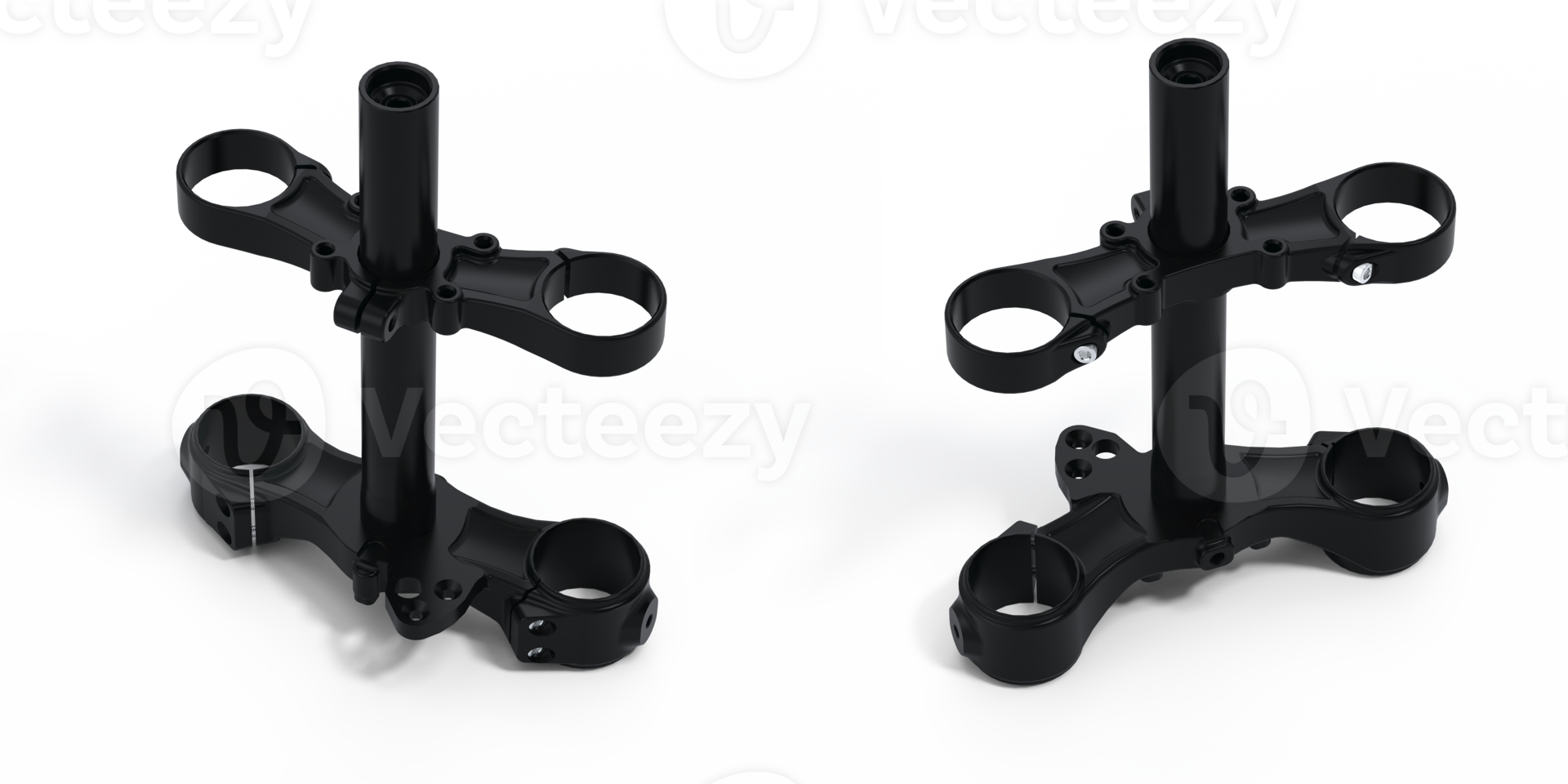 3D model rendering, Bicycle Parts Triple clamp Bike png