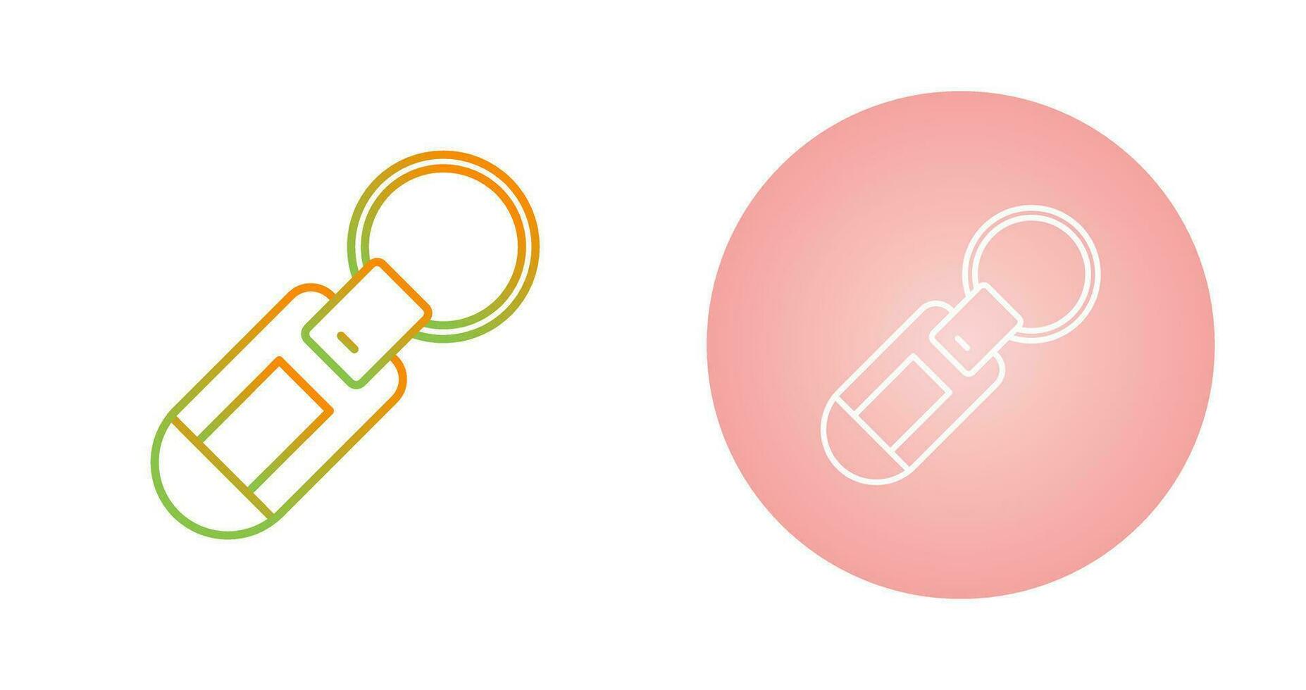 Keychain Vector Icon