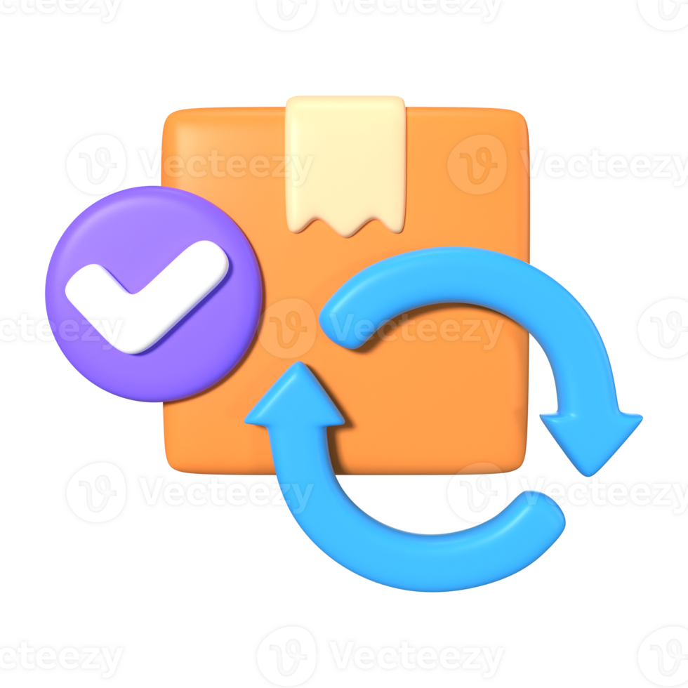 Order Processing 3D Illustration Icon png