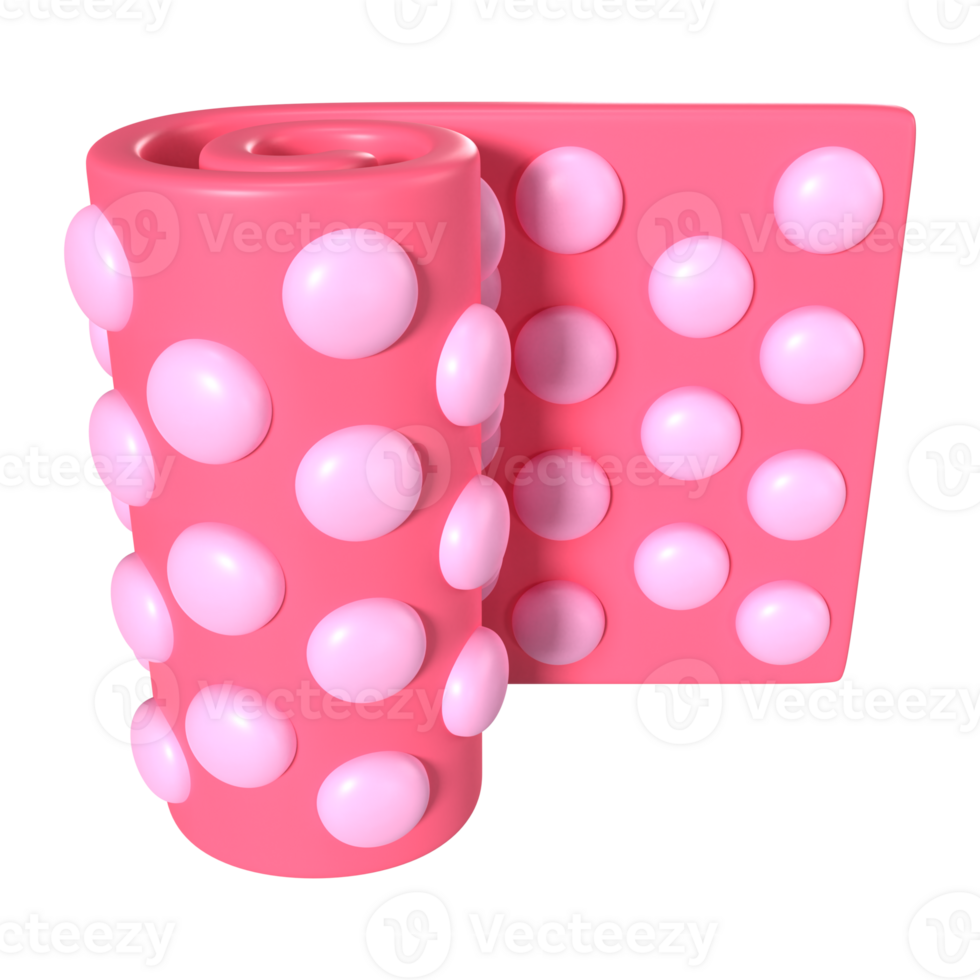 Bubble Wrap 3D Illustration Icon 26678843 PNG