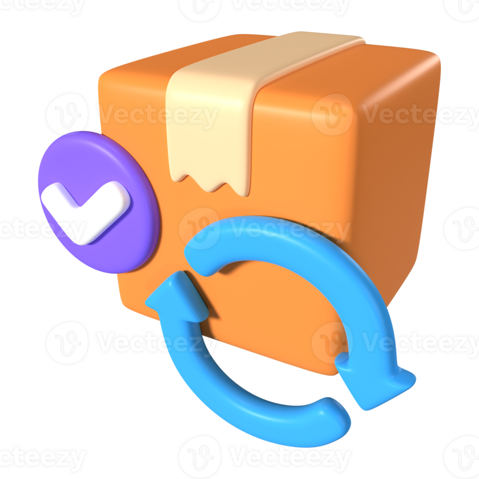 Order Processing 3D Illustration Icon png
